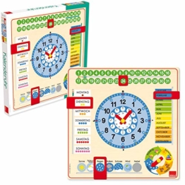 GOULA - Kalenderuhr in Großformat - Holzspielzeug für Kleinkinder - Ab 3 Jahren - 1