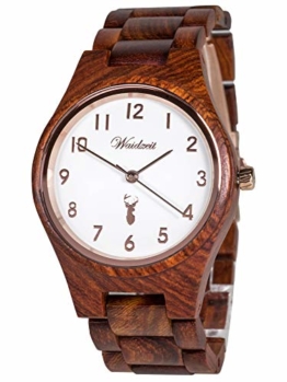 Waidzeit AN03 Rosalie Uhr Damenuhr Holz Holz 0 bar Analog braun - 1